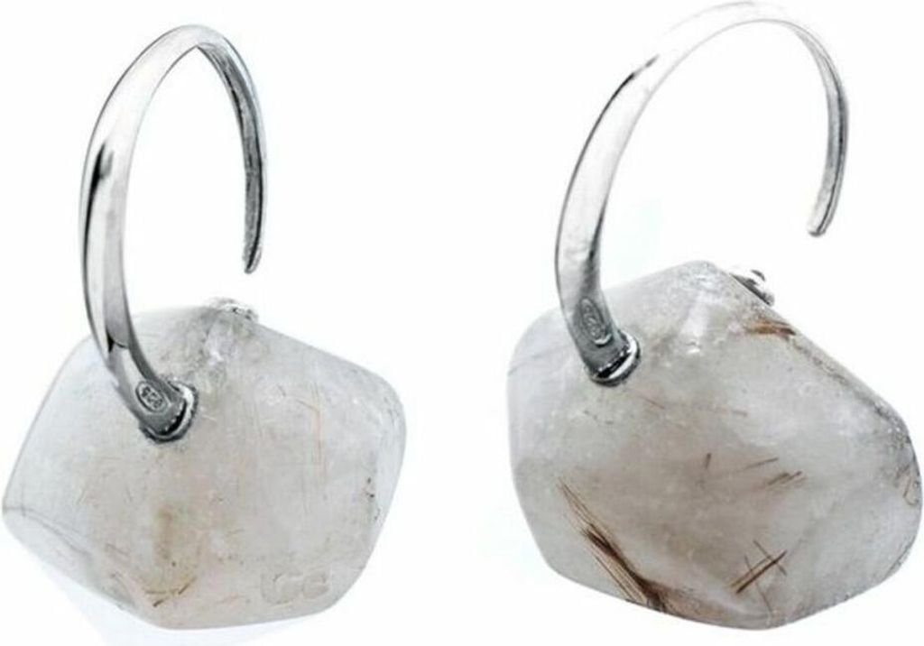 Ladies Earrings Gc Watches Cwe90706 Silver (3 Cm)