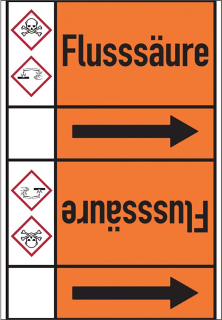 Dreifke Rohrleitungsband, Flusssäure, Rolle = 33 m | Folie selbstklebend | 3...