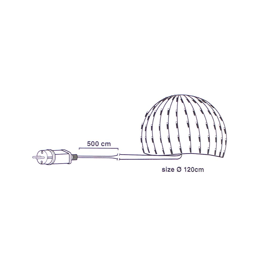 koopman Lichternetz für Buchsbäume, Ø120cm, 144 LEDs, Produktbild 18