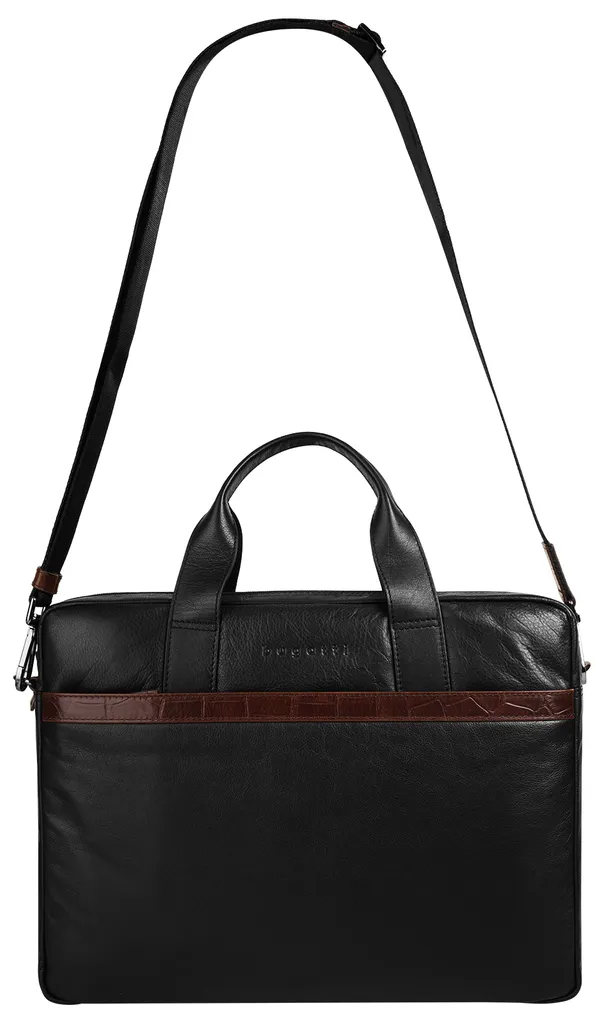 Porte-documents en cuir Bugatti Corso DeLuxe Large avec protection PC - 24