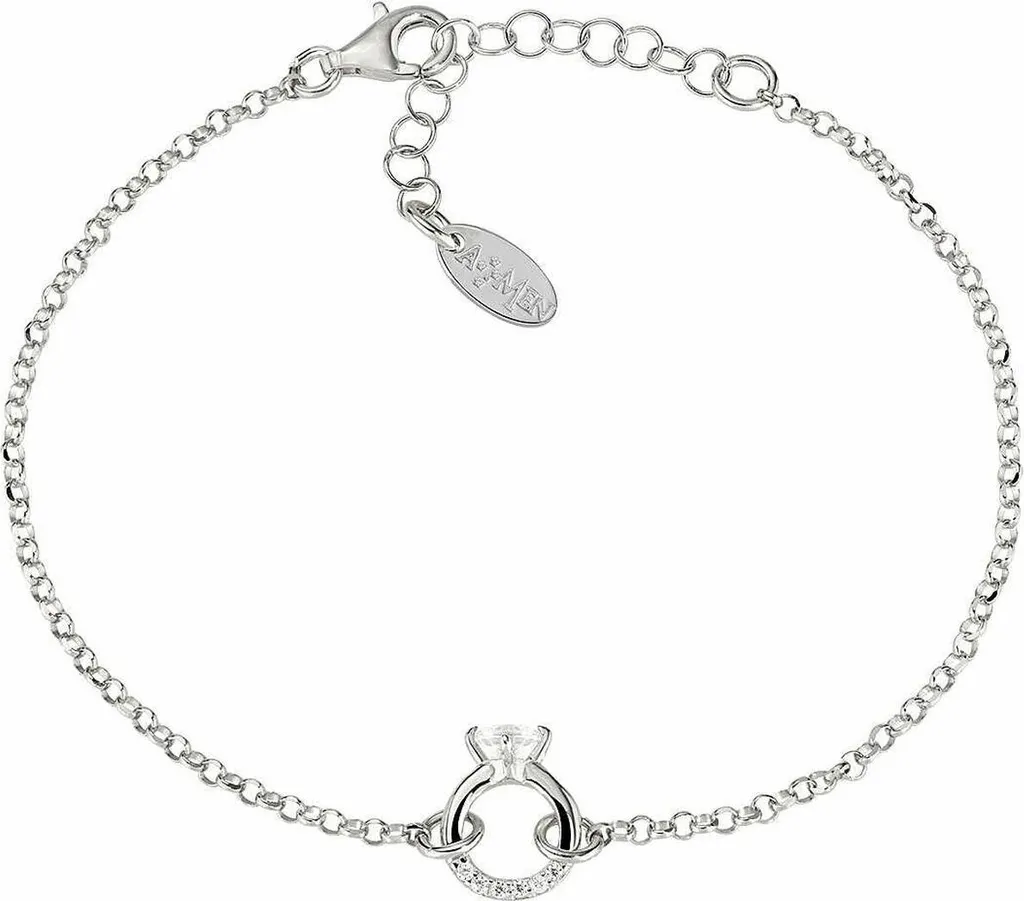 Bracciale Donna Amen BRSOGBBZ Argento e Zirconi - Must-Have 2026