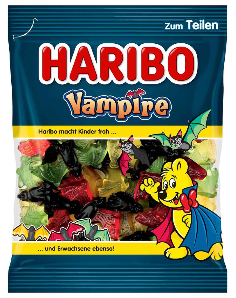 Haribo Vampire, Weiche Süßigkeiten, 175 g, Fruits, Produktbild 