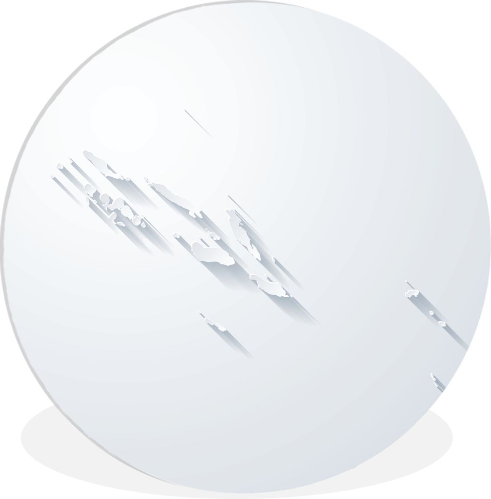 MuchoWow - Wand-Kreis - Wohnzimmer - Bild - Runde - Wanddeko - Dibond - Kunstdrucke