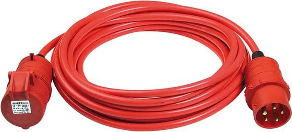 Prolunga Brennenstuhl 1168580 10m CEE IP44 BREMAXX Rossa