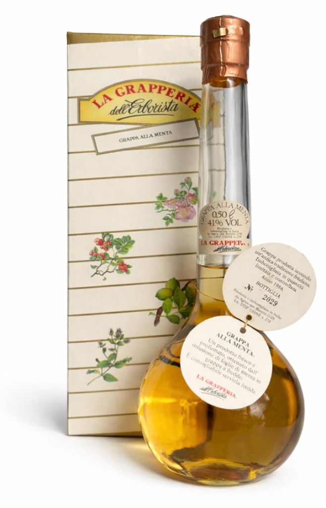 Grappa 1986 Alla Menta dell Erborista