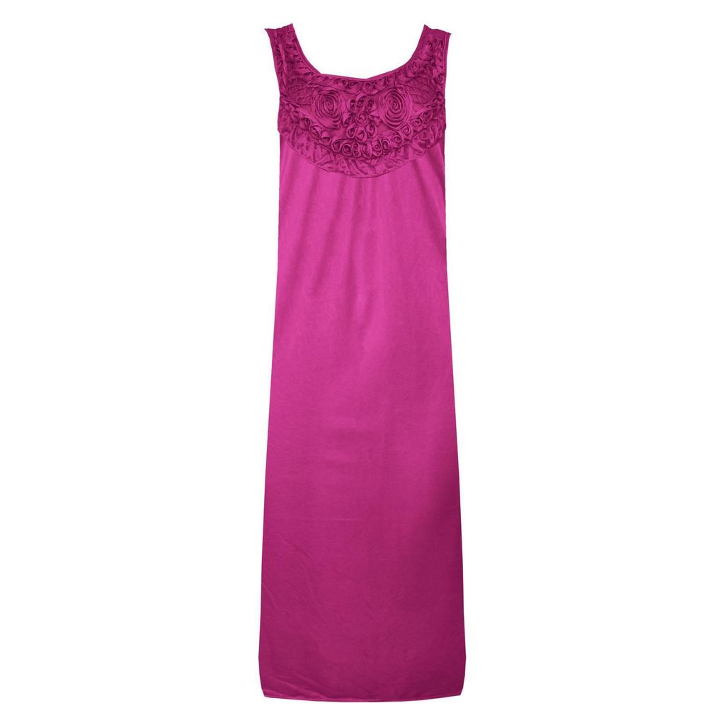 Damen Nachthemd Sleepshirt mit Muster, Bordo S/M/L