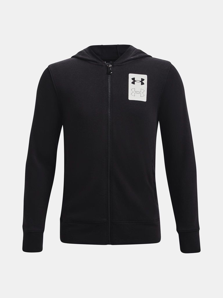 Under Armour Ua Rival Terry Fz Hoodie-Schwarz 1370208-001__YXL