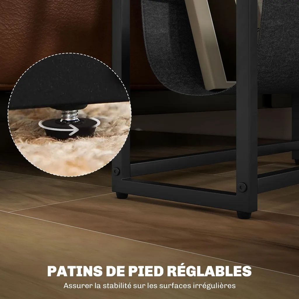 Table d'entrée étroite pour ranger vos magazines et optimiser l'espace