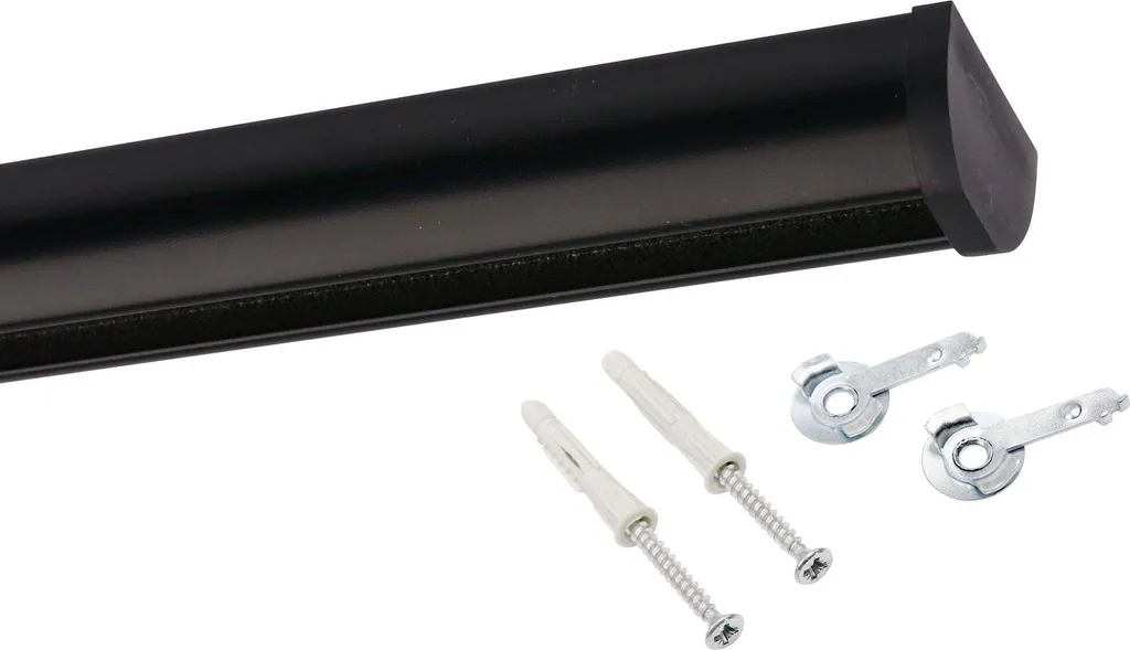Binario Tende Nero Opaco 340 cm Su Misura | Serie Rotonda Emozioni