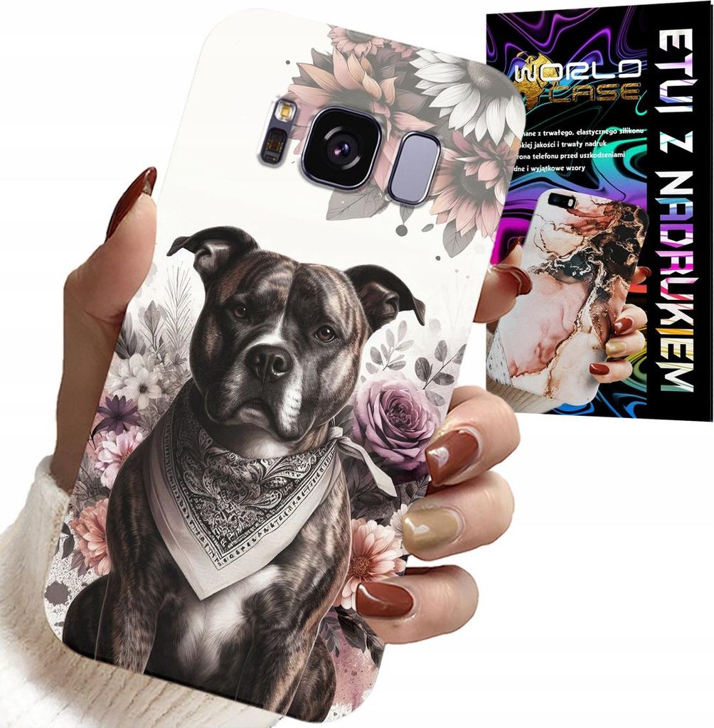 Fall Für Samsung Galaxy S8 - Pitbull Gefährliche Hunde Zurück Fall