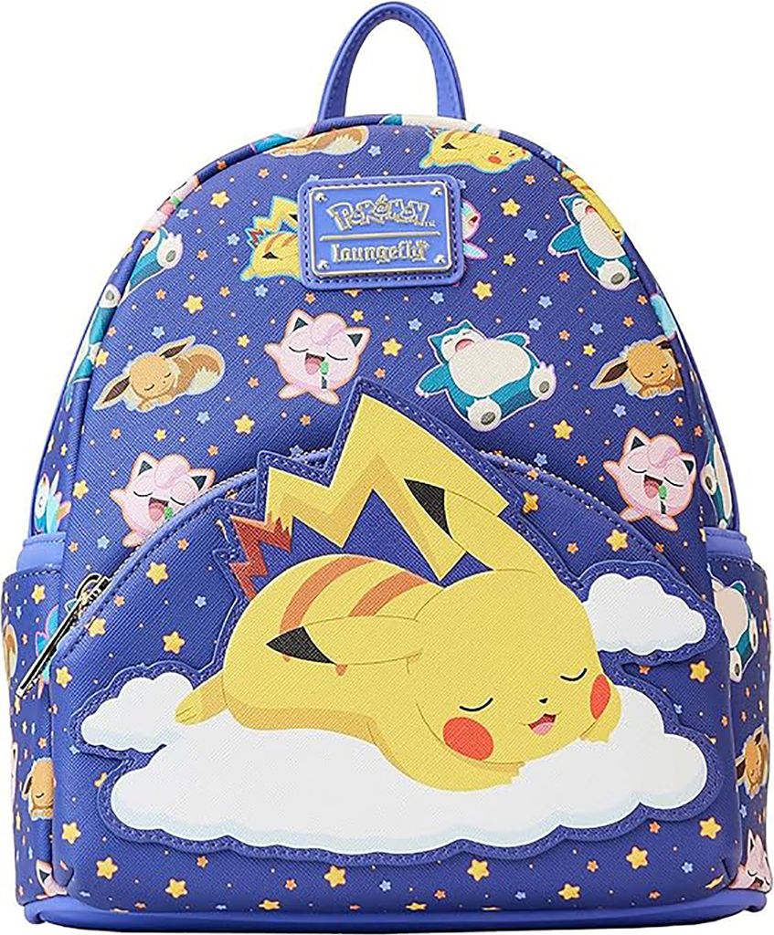 Pikachu - Pokemon: Zaino mini Pikachu e amici addormentati Immagine del prodotto 