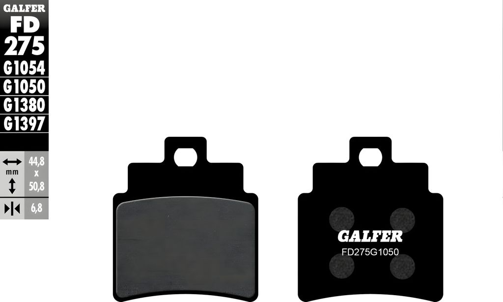 Galfer Bremsbeläge FD275 Bremsbelag FD275 G1050 -Roller