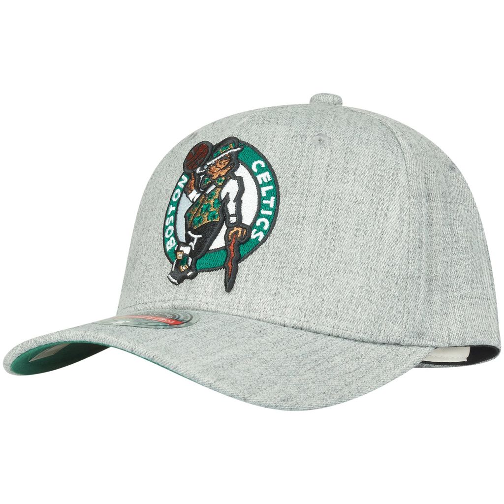Boston Celtics NBA Mitchell & Ness Team Heather 2.0 Stretch Snapback