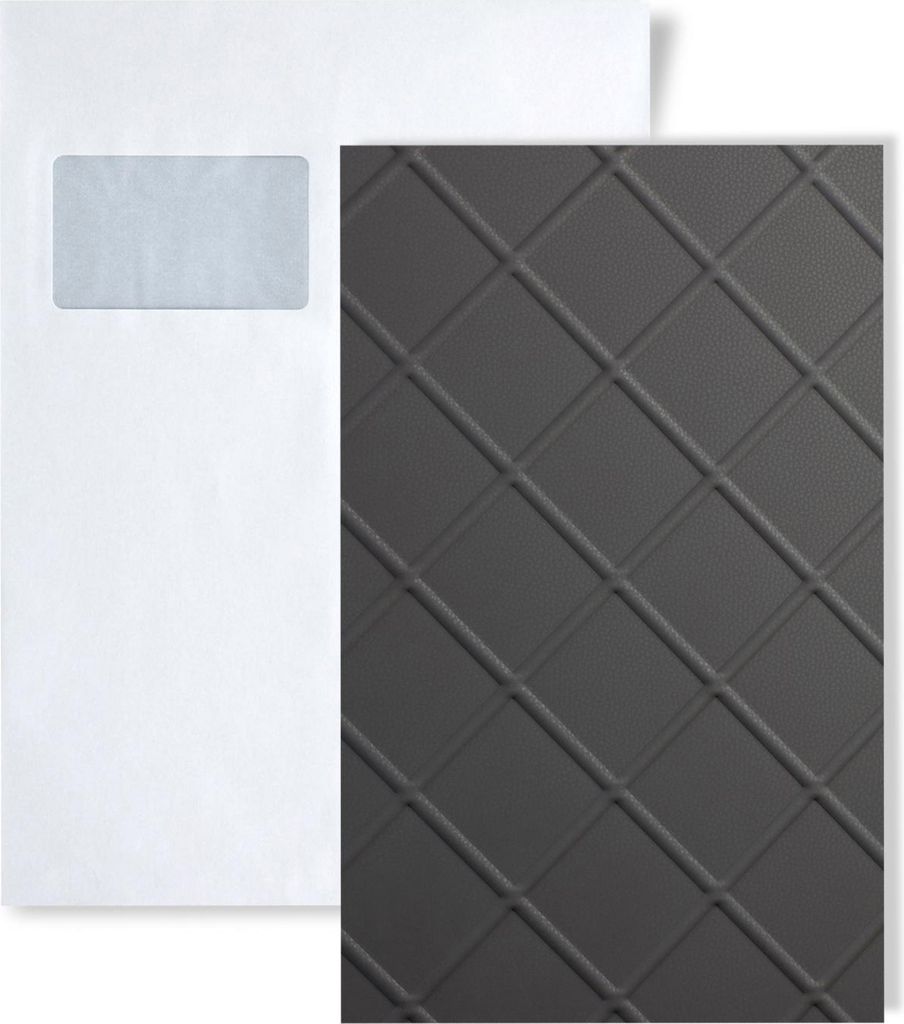 1 MUSTERSTÜCK WallFace S-19764 DIN A5 | Wandpaneel MUSTER CORD CHARCOAL LIGHT
