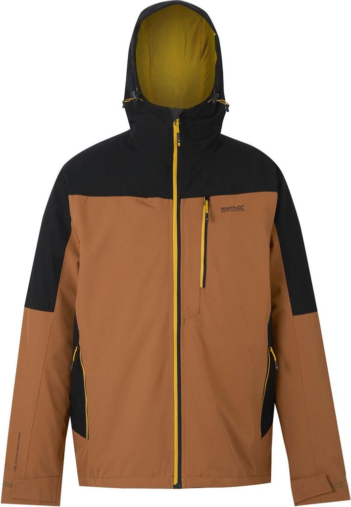 Regatta - "Wentwood" Jacke für Herren, 3 in 1 RG12235 (XL) (Nussbraun/Schwarz)