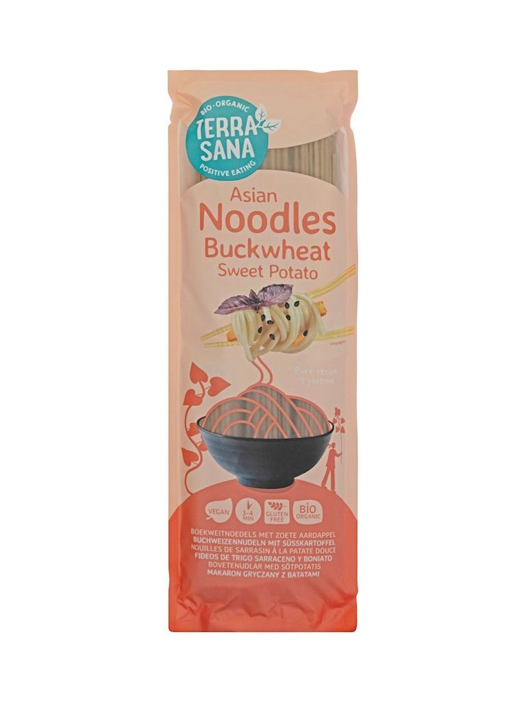 Cestoviny (pohánka so sladkými zemiakmi), bezlepkové,250 g Obrázok produktu 