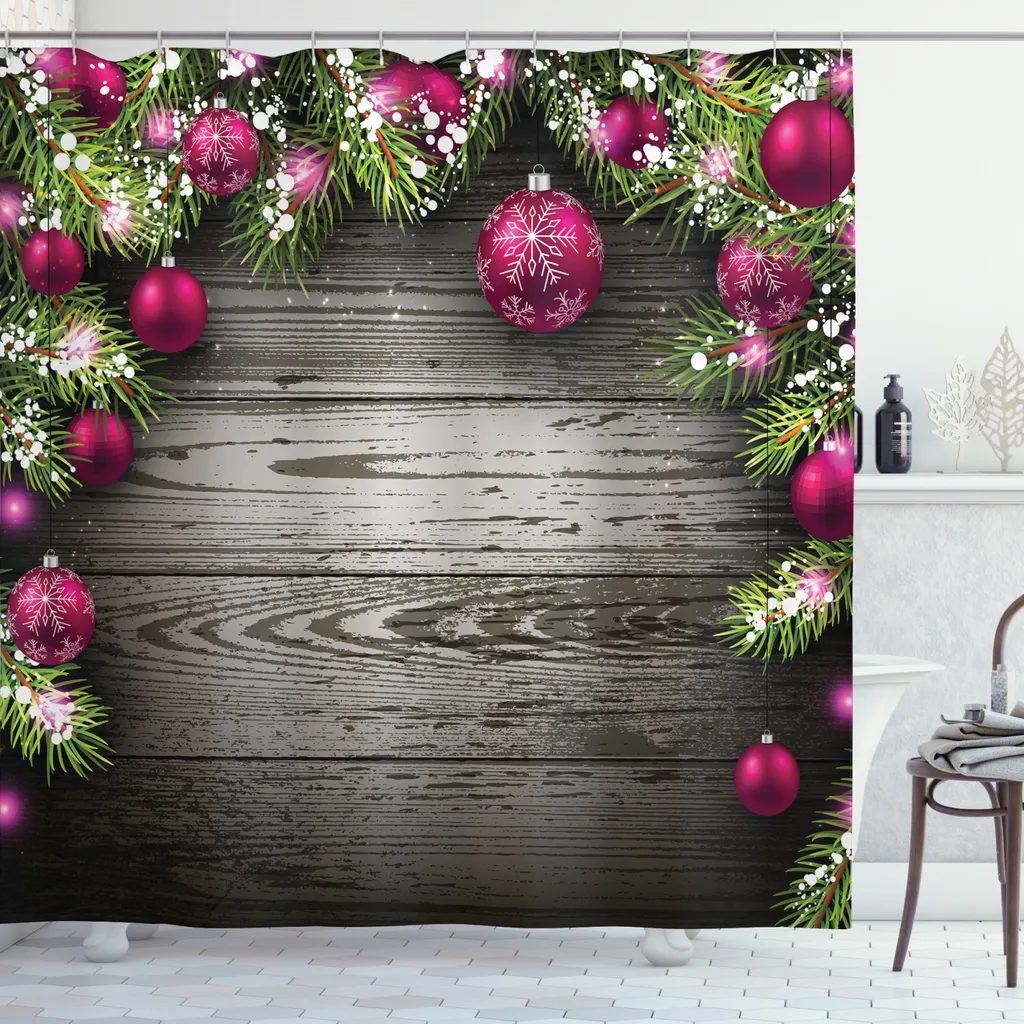 Tenda Doccia Antimuffa ABAKUHAUS 175x200 Natale e Capodanno