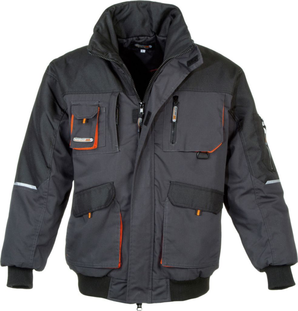 Terratrend Arbeitsjacke Grau/Orange Größe 4XL Produktbild 