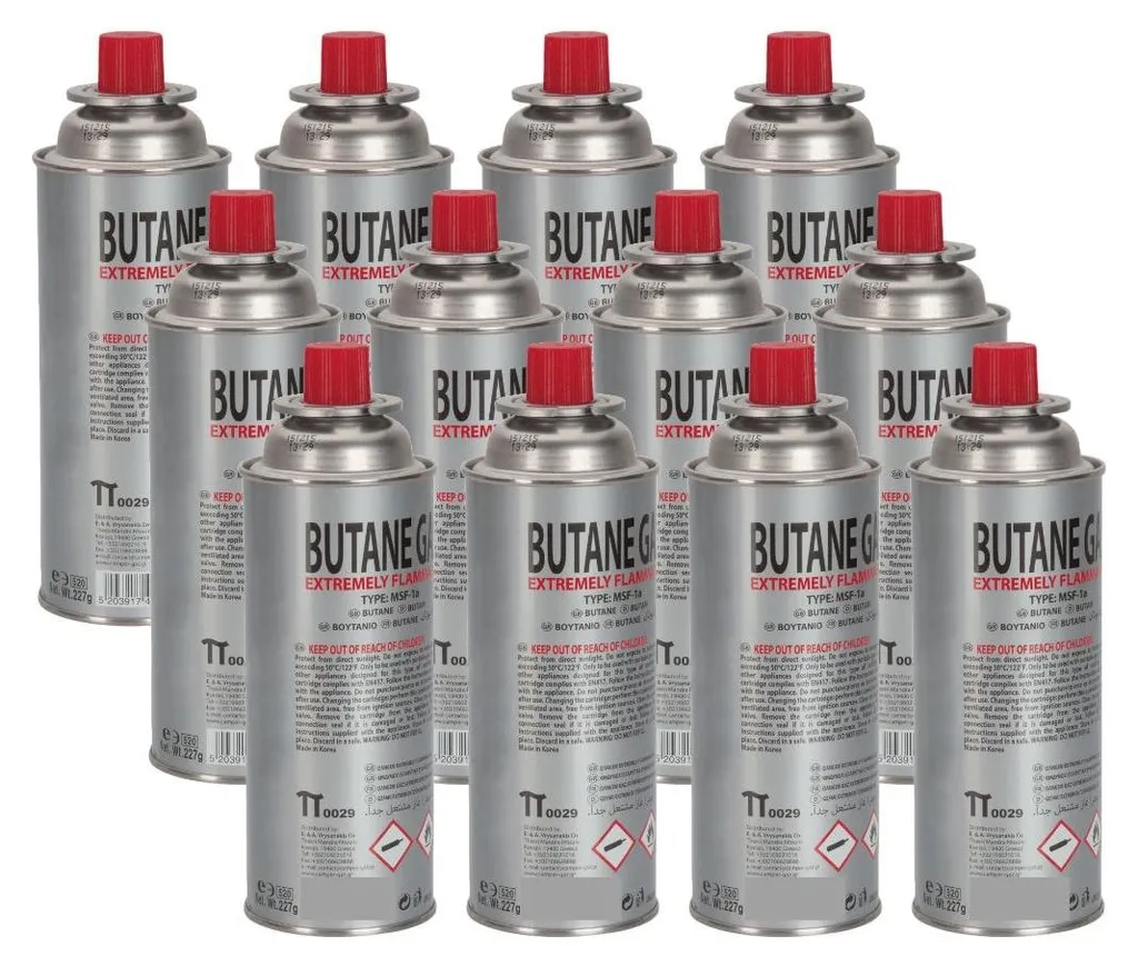 Cartouche de gaz de sécurité stop-gaz butane 227g universelle VITO