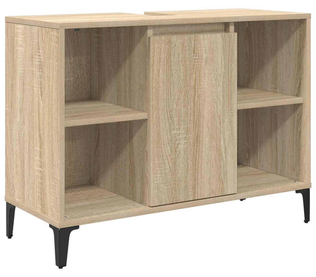 vidaXL Umyvadlová skříňka s policí Sonoma dub 80 x 33 x 60 Obrázek produktu 