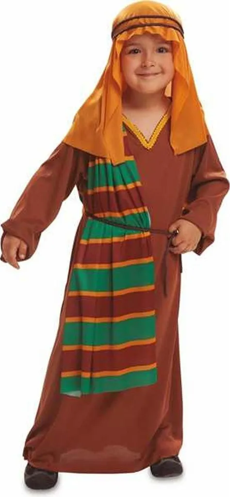 Costume da Mamma Ebrea Marrone per Bambini 5-6 Anni - Qualità Premium