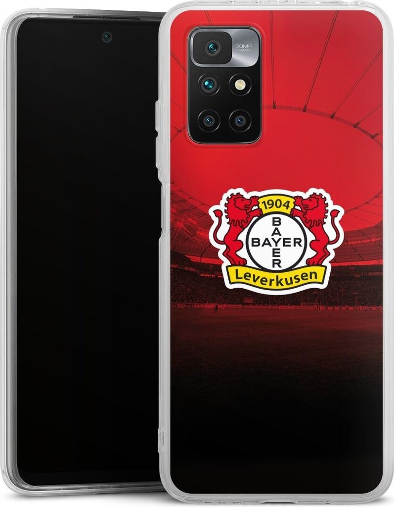 DeinDesign Handyhülle für Xiaomi Redmi 10 Silikon Hülle Case Smartphone Schutzhülle Bayer 04 Leverkusen Offizielles Lizenzprodukt Stadion
