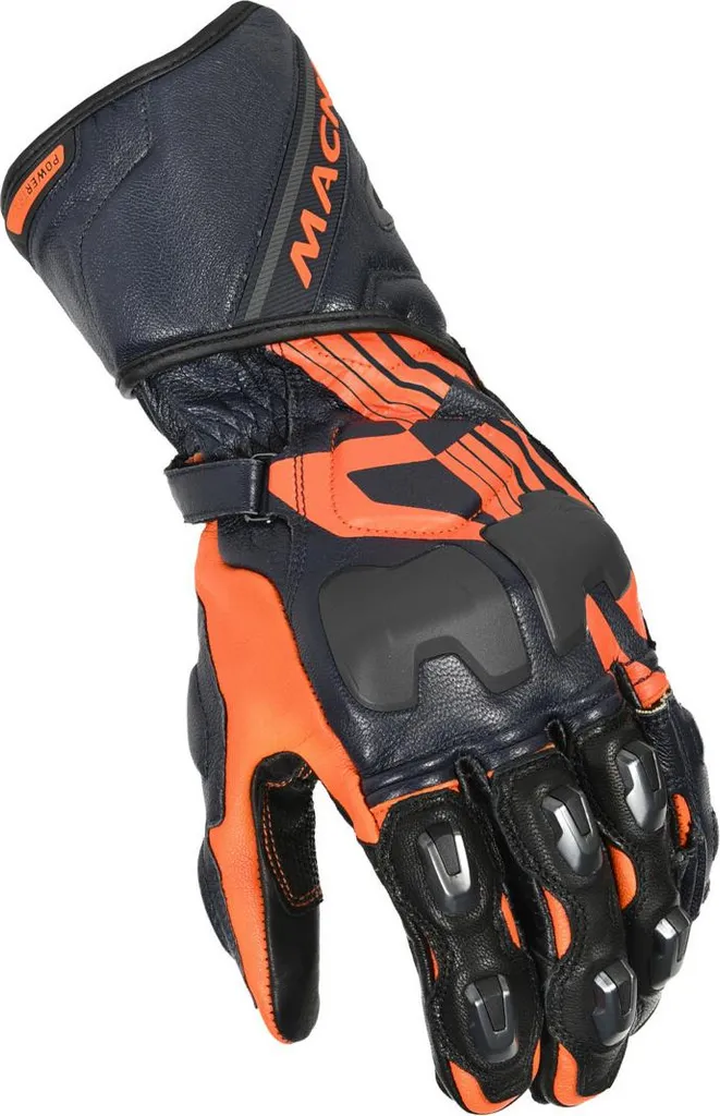 Gants moto Macna Powertrack XL en cuir avec protection de paume RISC