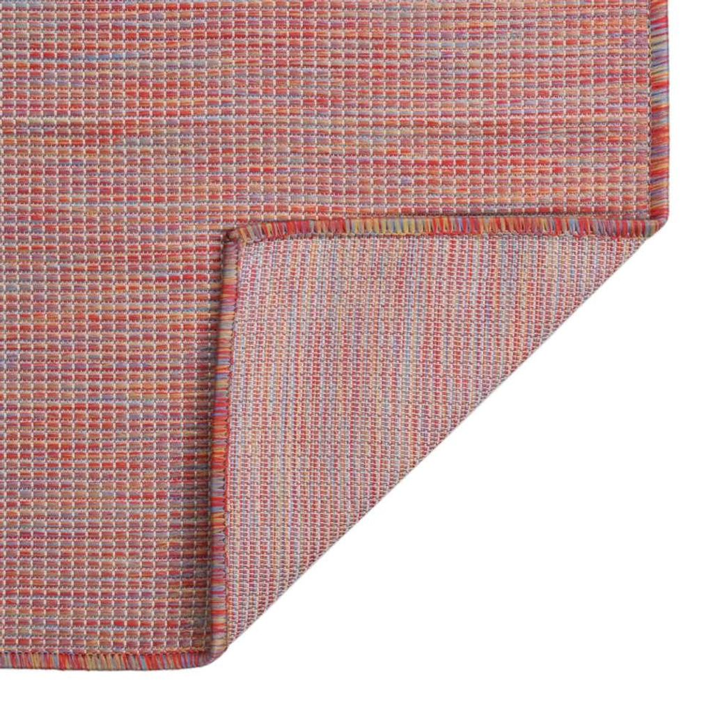 venkovní koberec vidaXL Flatweave 200x280 cm červený Obrázek produktu 