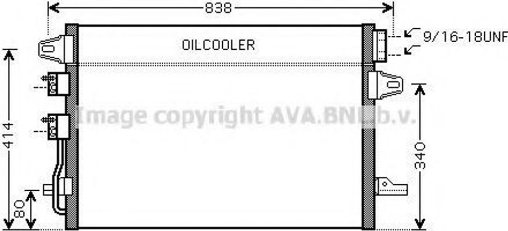 PRASCO CR5088 Kondensator Klimaanlage Klimakondensator für CHRYSLER VOYAGER IV (RG, RS)