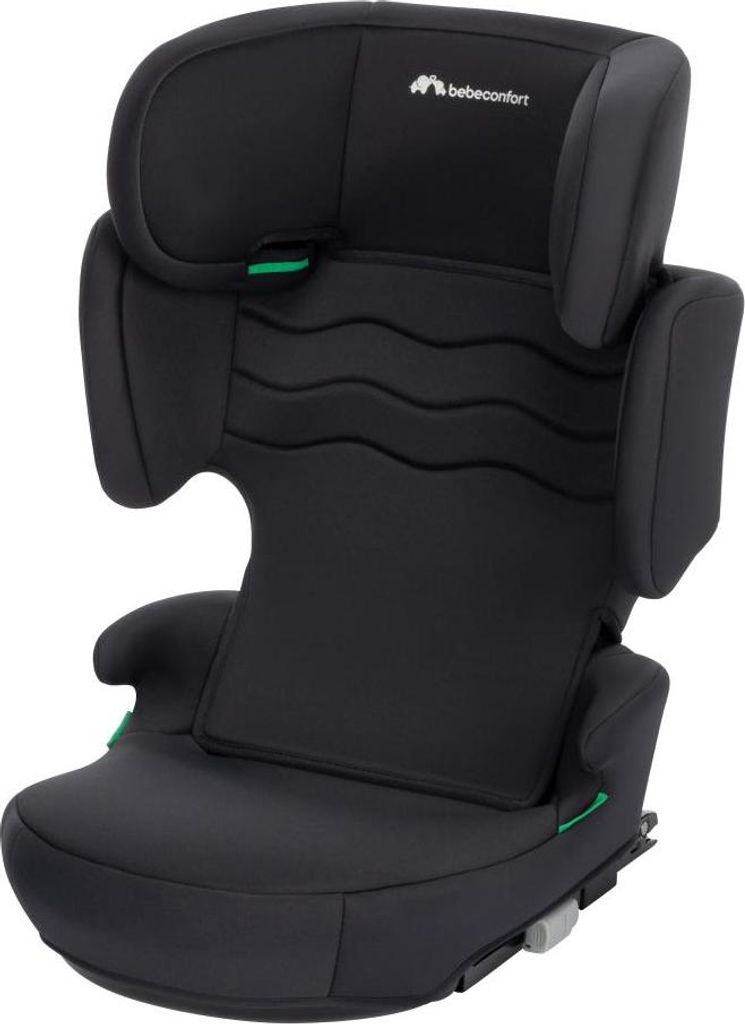 Bebeconfort Hera Fix i-Size Sitzerhöhung, ISOFIX-Kindersitz, Zusammenklappbar, kompakt und leicht, ab 3,5 Jahre bis zu 12 Jahren, Mineral Black