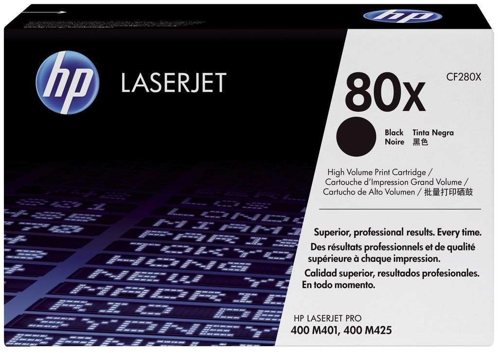 HP Druckkassetten schwarz, 6.900 Seiten, CF280X, 1 St.