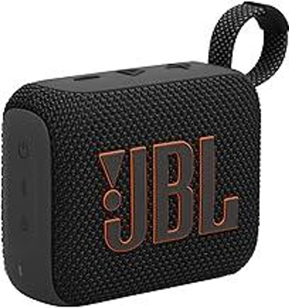 JBL Go 4 - Schwarz – Tragbare Bluetooth-Lautsprecher-Box mit JBL Pro Sound, tiefem Bass und Playtime-Boost-Funktion – Wasserfest und staubfest ...