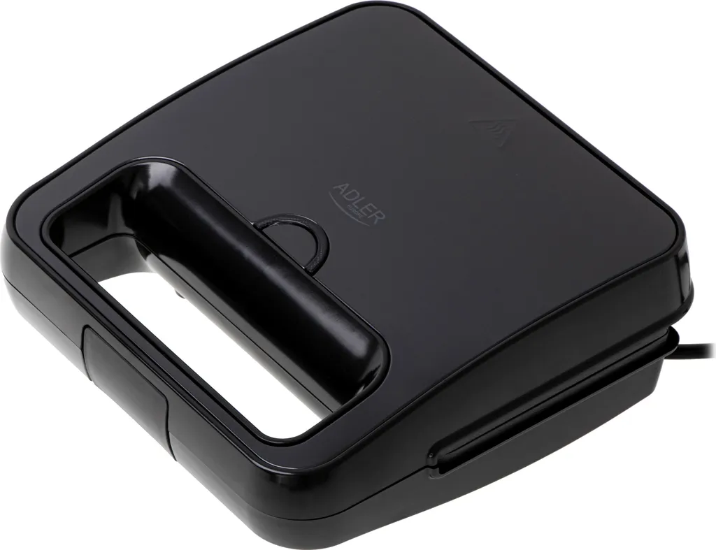 Adler AD 3079 Sandwich Maker Nero - Design Essenziale e Croccantezza
