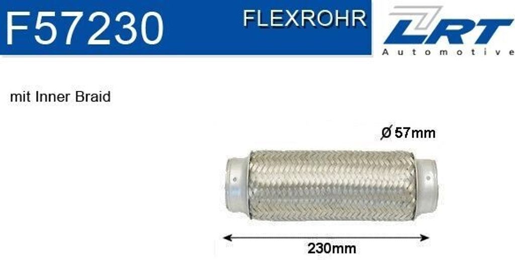 LRT F57230 Flexrohr Abgasanlage Auspuffrohr