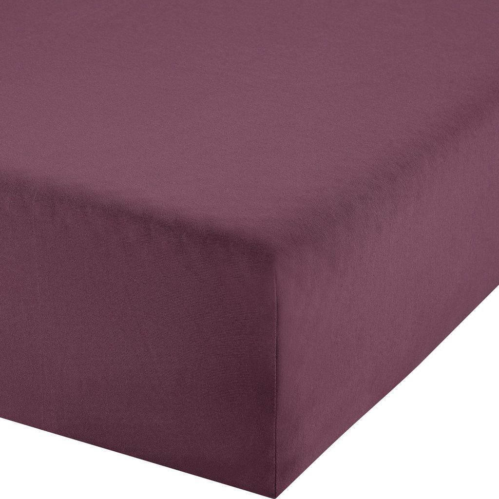 REDBEST Boxspring-Spannbettlaken Denver" aubergine 180x200 cm - 200x200 cm"