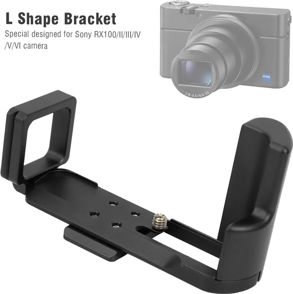 Support de Caméra Vertical L-Bracket avec Plaque de Libération Rapide