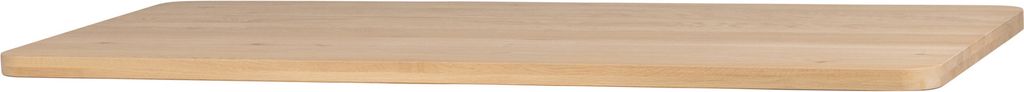 WOOOD Tablo Tischplatte mit Abgerundete Ecken aus Eichenholz, 200 x 90 cm