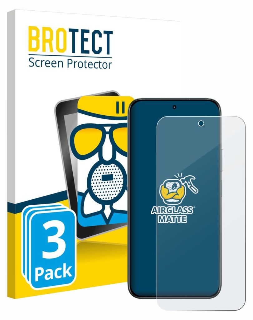 3x BROTECT Entspiegelungs Schutzglas für realme C85 5G Schutzfolie Panzer Folie Glas Display Schutz matt