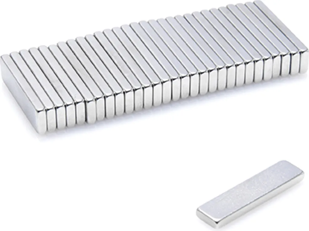 SUPER OFFERTA: 100 Magneti Neodimio N38 20x5x1,8mm | Fortissimi!