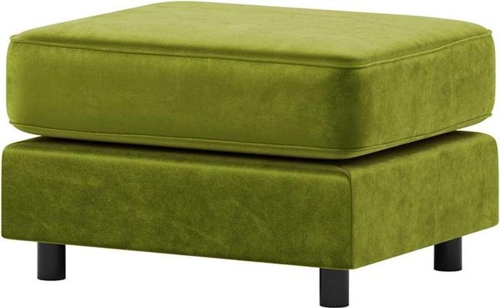 Polsterhocker Dillon Velvet-Kronos 17-Schaumstoff