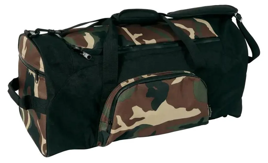 Sac de voyage Sir Safety OVERLAND BAG étanche noir camouflage 60 cm