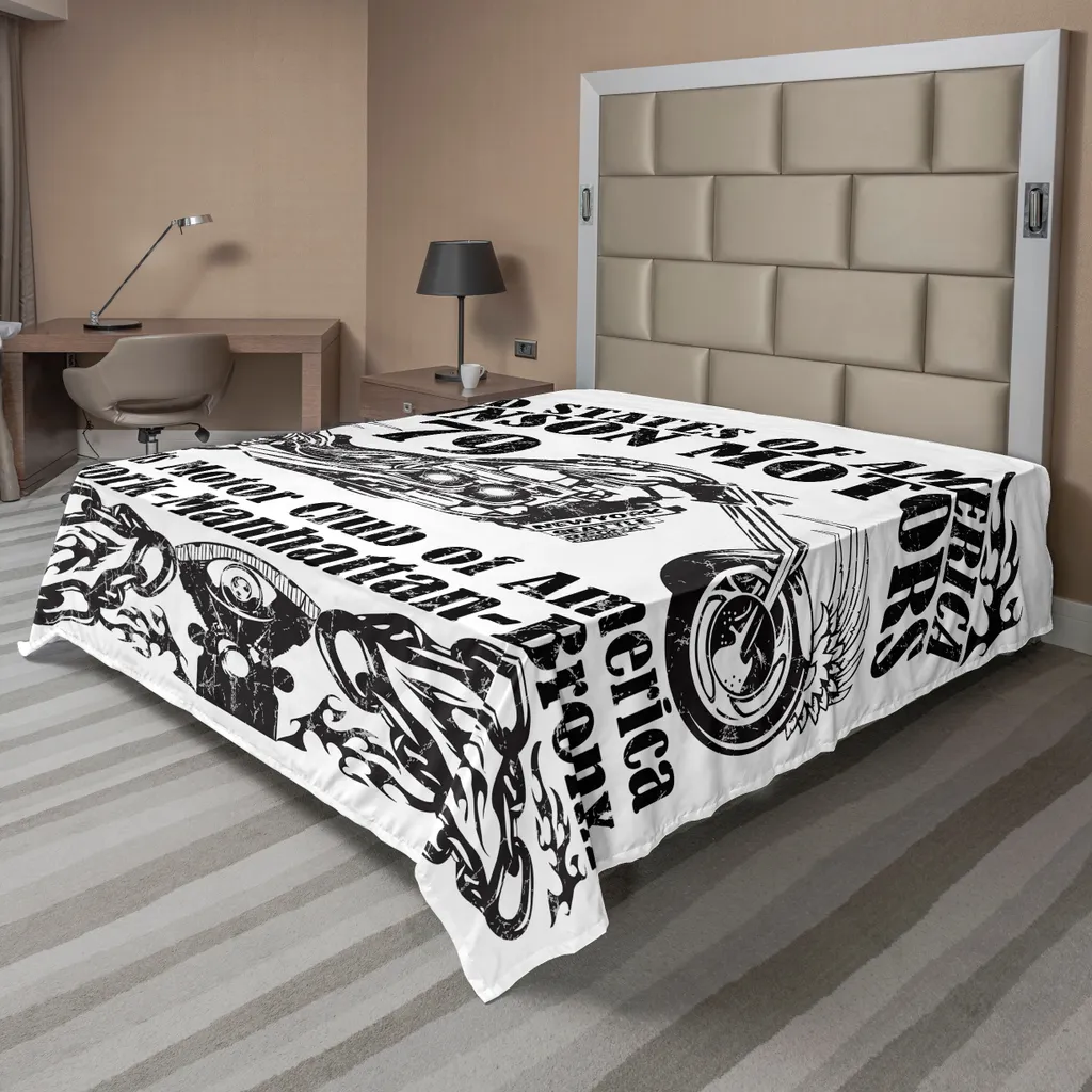 Drap de lit anti-froissement Motorsport 244x205 pour sommeil frais