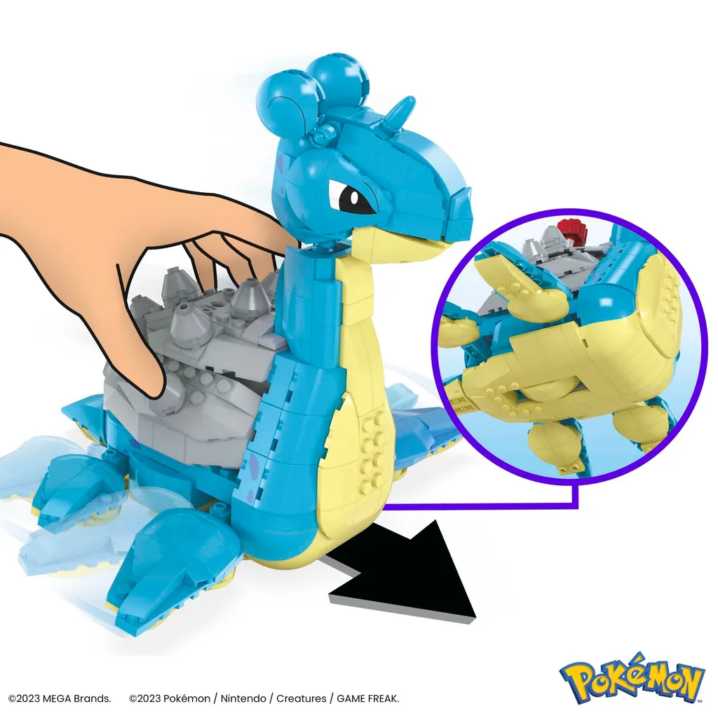 MEGA Pokémon Lapras Figurine à Construire GMD91 Jeu de Construction