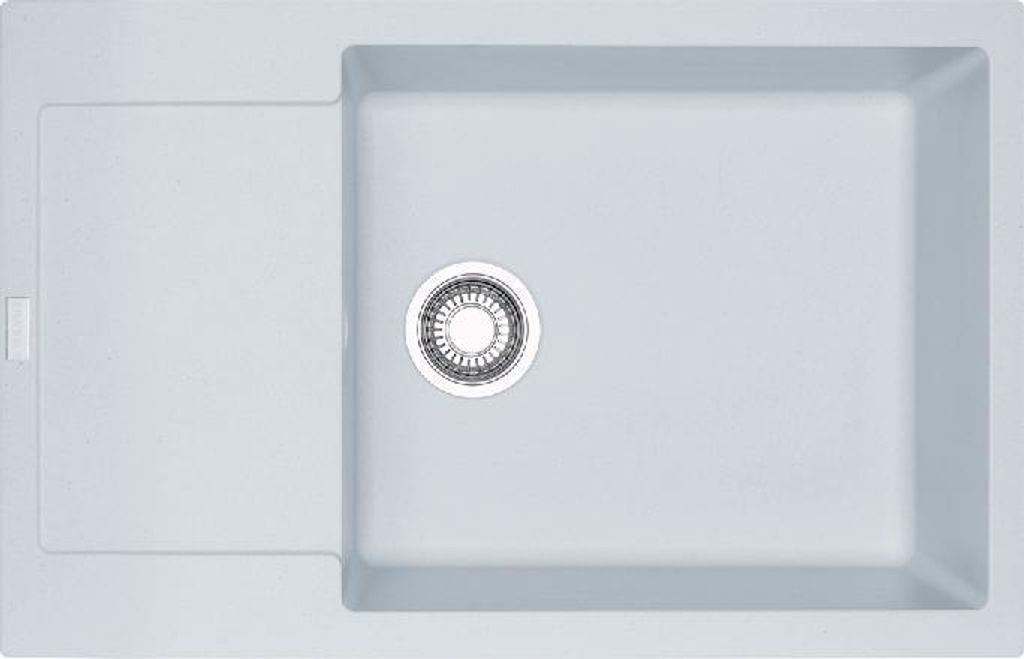 Franke Maris - Fragranit Spülbecken MRG 611-78 BB, 780x500 mm, weiß Eis 114.0363.186