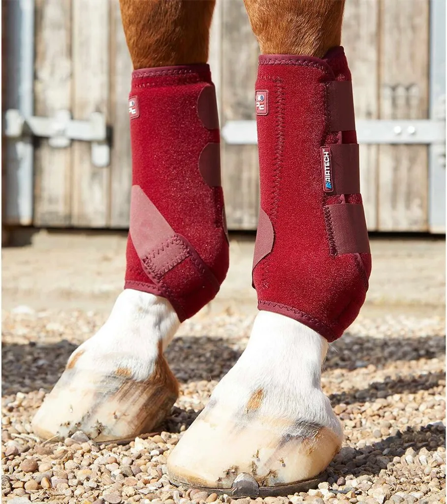 Bottes de Tendon Premier Equine Anti-Surchauffe Sport Rouge L