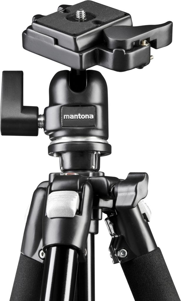 Mantona Scout MAX, 3 x noga, Czarny, 157 cm, 1,93 kg Zdjęcie produktu 