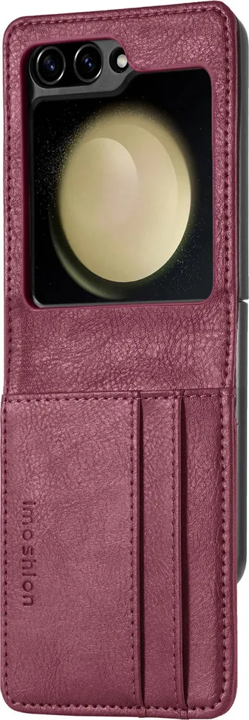 Custodia Portafoglio Samsung Z Flip 6 imoshion | Bordeaux Resistente