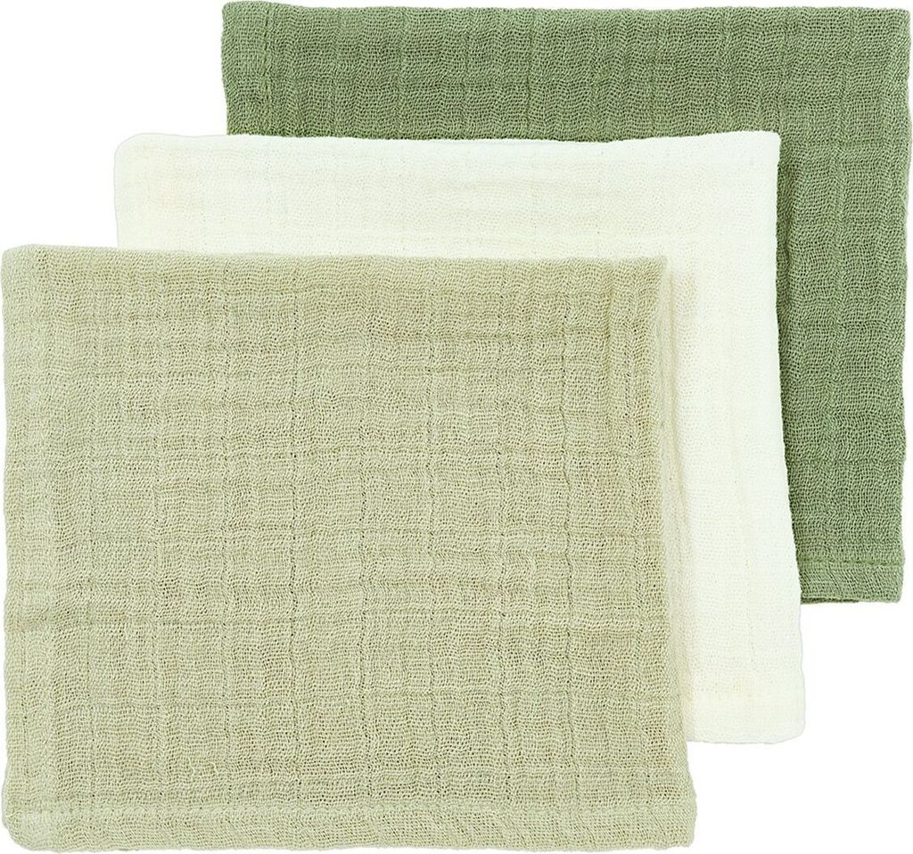 Meyco Mulltuch / Waschtuch / Spucktuch 3er Produktbild 