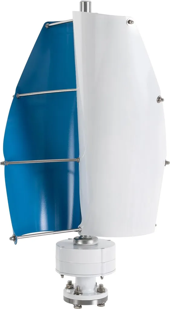 Turbine éolienne 100W 12V double arbre : silencieuse et compacte - Alu