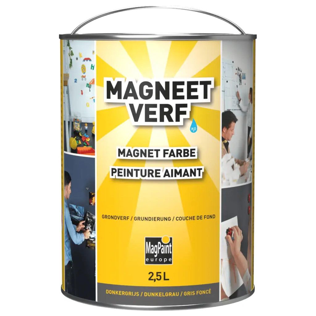 MagPaint Magneetverf 2,5 L – magnetische muurverf op Productafbeelding 